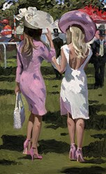 Ascot Chic II by Sherree Valentine Daines - Hand Finished Limited Edition on Canvas sized 10x16 inches. Available from Whitewall Galleries